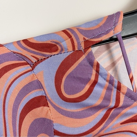 Song of Style Coraline Mini Dress in Aven Multi Swirl Size XXS - Picture 4 of 15